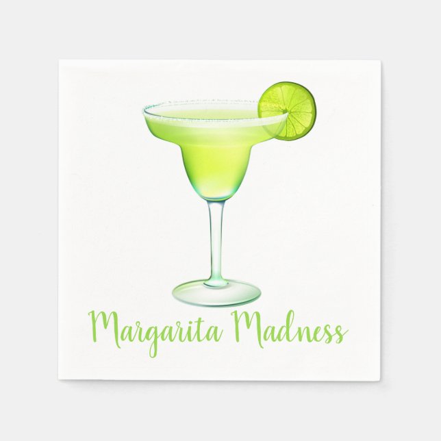 Serviette En Papier Margarita Madness (Devant)
