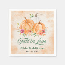Mariage Automnal Citrouille Tomber en Amour Shower