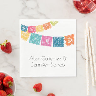 Serviette En Papier Mariage - Boda - Mariage Papel Picado