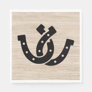 Serviette En Papier Mariage campagnard occidental Fête des mariées en 