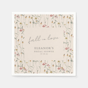 Serviette En Papier Mariage Champêtre Tomber en Amour Baby Shower Bohè