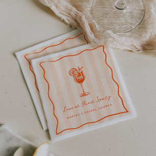 Serviette En Papier Mariage coup de foudre au Spritz 
