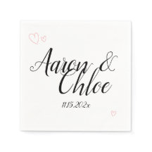 Mariage de calligraphie minimaliste délicat