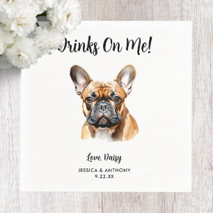 Serviette En Papier Mariage de chien serviettes