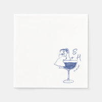 Mariage De Cocktail De Mariée Et De Pièce Dessinée