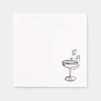 Mariage de cocktail simple à main