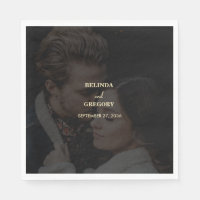 Mariage de couverture photo Black Gold moderne