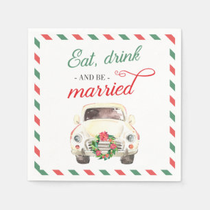 Serviette En Papier Mariage de fêtes de Noël Cocktail Table