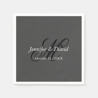 Mariage de monogramme de calligraphie attirant