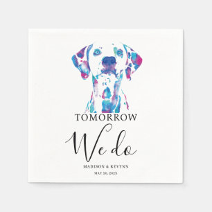 Serviette En Papier Mariage de serviettes de chien