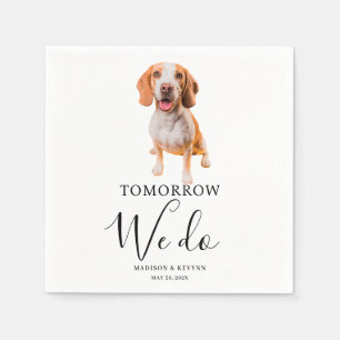 Serviette En Papier Mariage de serviettes de chien