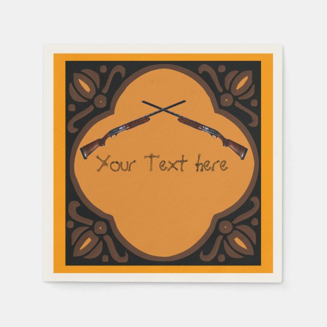 Serviette En Papier Mariage de tir (Devant)