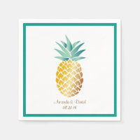 Mariage d'été tropical de l'ananas hawaïen