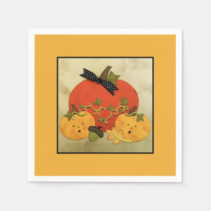 Serviette En Papier Mariage d'Halloween d'Octobre Shower de la mariée