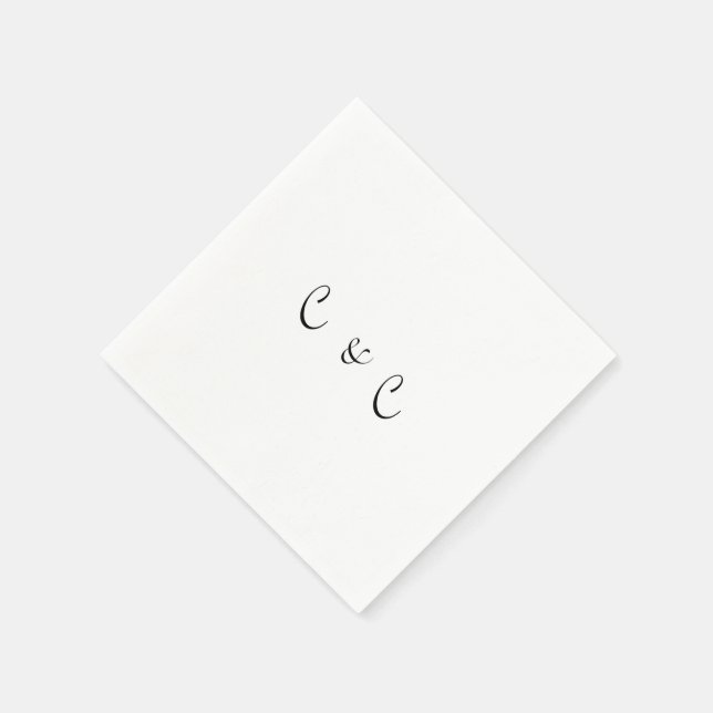 Serviette En Papier Mariage & Evénement (Coin)
