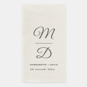 Serviette En Papier Mariage/Fête des mariées/Fiançailles personnalisé