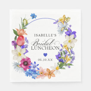 Serviette En Papier Mariage Fleur de Luncheon Shower Mariée Fleur Sauv