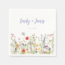 Mariage Fleur sauvage coloré