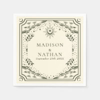 Mariage gothique de la carte Tarot d'olive