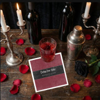 Mariage gothique noir corbeau vin sombrement à jam