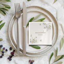 Mariage Jasmine Floral Boho Napkins