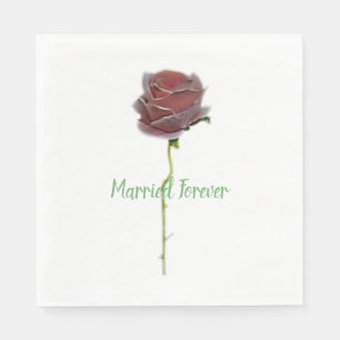 SERVIETTE EN PAPIER MARIAGE JOUR ROMANTIQUE STYLE NAPKIN STYLE DESIGN