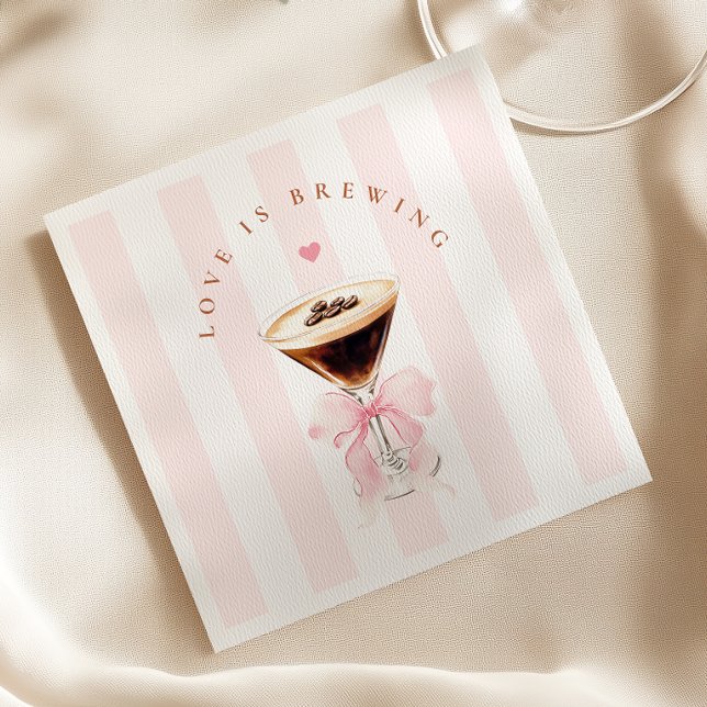 Serviette En Papier Mariage Love is Brewing (Créateur téléchargé)