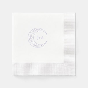 Serviette En Papier Mariage lunaire