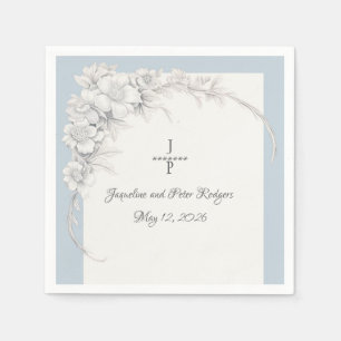 Serviette En Papier Mariage mariage Elegance
