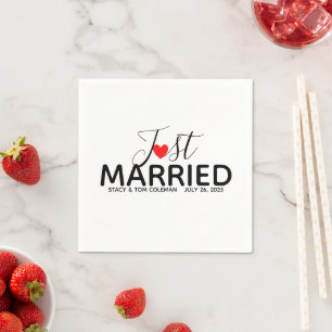 Serviette En Papier Mariage marié sur mesure