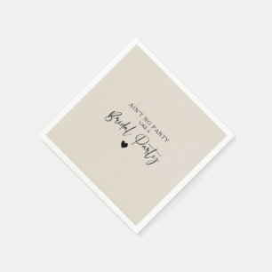 Serviette En Papier Mariage minimaliste de calligraphie