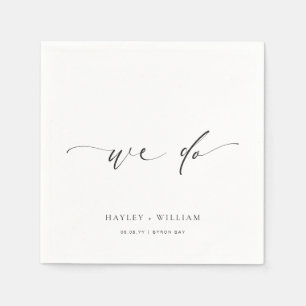 Serviette En Papier Mariage minimaliste Ellesmere We Do