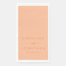 Mariage personnalisé minimaliste moderne