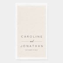 Mariage personnalisé minimaliste moderne Script iv