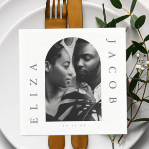 Serviette En Papier Mariage photo chic Date