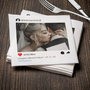 Serviette En Papier Mariage photo de Social Media Post
