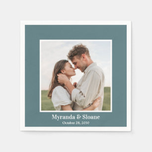 Serviette En Papier Mariage photo moderne