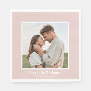 Serviette En Papier Mariage photo moderne