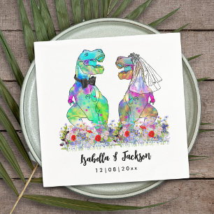 Serviette En Papier Mariage sur le thème des dinosaures