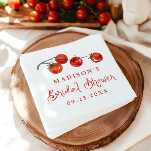 Serviette En Papier Mariage Tomate Fraîche de la Vigne