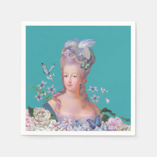 Serviette En Papier Marie Antoinette Mange Du Gâteau Anniversaire