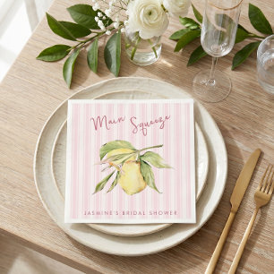 Serviette En Papier Mariée au citron Main Squeeze