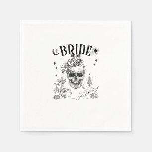 Serviette En Papier Mariée ou Mourir Jusqu'à Ce Que La Mort Nous Sépar