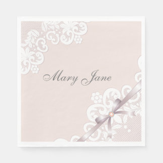 Serviette En Papier Mariée personnalisée