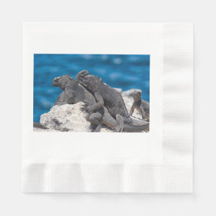 Serviette En Papier Marine Iguana