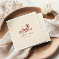 Maroon Mariage tiré main