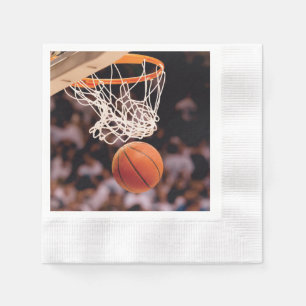 Serviette En Papier Marquage au basket-ball