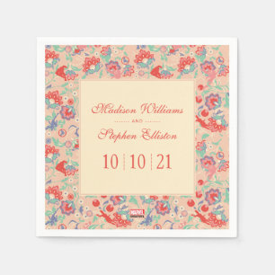 Serviette En Papier MARVEL Avengers Mariage rose