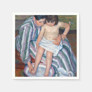 Serviette En Papier Mary Cassatt - Le bain de l'enfant