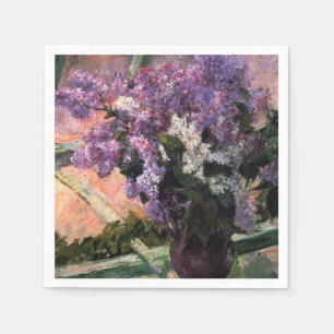 Serviette En Papier Mary Cassatt - Lilas dans une fenêtre